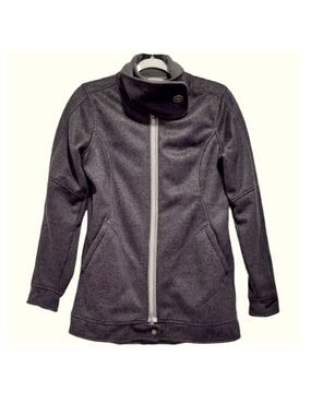 Avalanche Women's Charcoal Gray Zip Down Jacket. Size: small